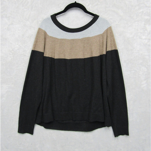 Smartwool Sweater Mens Extra Large Merino Wool Huckberry Crewneck Gray Tan Rei - Picture 1 of 9